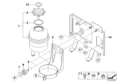 Масляный резервуар/детали для BMW R50 One 1.4i W10 (схема запасных частей)