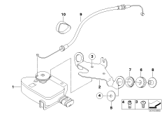 Заслонка глушителя для MOTO K29 HP2 Sport (0458, 0468) 0 (схема запасных частей)