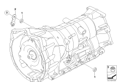 GA6HP19Z детали переключения для BMW E90N 325xi N53 (схема запасных частей)