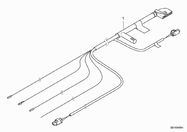 Рем.провод датчика с.защ.при перевор. для BMW E46 320Cd M47N (схема запчастей)