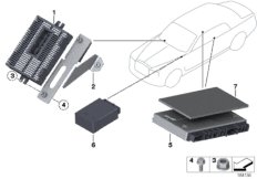 ЭБУ/модули для BMW RR1 Phantom EWB N73 (схема запасных частей)
