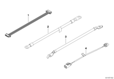 Различные дополнит.комплекты проводов для BMW E83N X3 3.0d M57N2 (схема запасных частей)