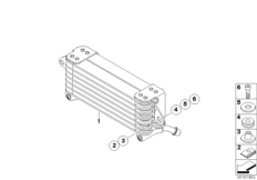 Масляный радиатор для MOTO K29 HP2 Sport (0458, 0468) 0 (схема запасных частей)