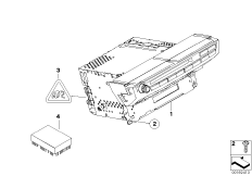 CCC MD/CD для BMW E71 X6 50iX N63 (схема запасных частей)