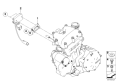 Регулятор напряжения для BMW K15 G 650 Xchallenge (0165,0195) 0 (схема запасных частей)