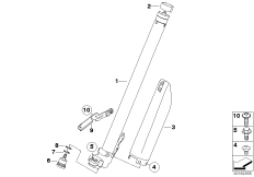 Направляющая труба для MOTO K25H HP2 Megamoto (0310,0320) 0 (схема запасных частей)