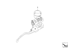 Handbremsarmatur для MOTO K71 F 800 S (0216,0226) 0 (схема запасных частей)
