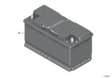 Аккумуляторная батарея для BMW M13 Zinoro 60H/100H B38X (схема запасных частей)