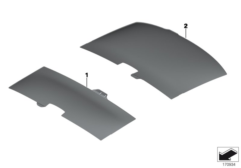 Обивка потолка starlight для ROLLS-ROYCE RR1 Phantom N73 (схема запчастей)