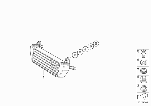 Масляный радиатор для BMW K255 R 1200 GS Adve. 06 (0382,0397) 0 (схема запчастей)