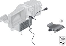 Дополнительный электроотопитель для BMW F11N 535iX N55 (схема запасных частей)