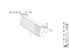 Масляный радиатор для MOTO K28 R 1200 ST (0328,0338) 0 (схема запасных частей)