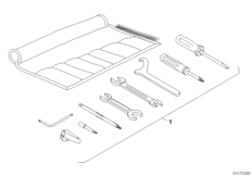 бортовой инструмент для BMW K28 R 1200 ST (0328,0338) 0 (схема запасных частей)