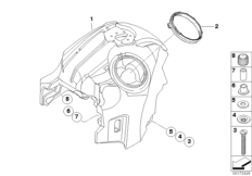 Топливный бак для MOTO K29 HP2 Sport (0458, 0468) 0 (схема запасных частей)