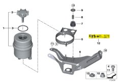Масляный резервуар/детали для BMW E87 118d M47N2 (схема запасных частей)