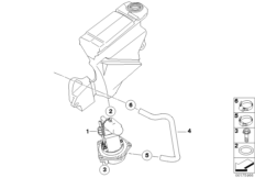 Топливный насос для BMW K16 G 450 X (0145) 0 (схема запасных частей)
