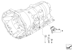 GA6HP26Z Детали переключения для BMW E66 760Li N73 (схема запасных частей)
