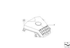 Светодиодный блок задних фонарей для MOTO K29 R 1200 S (0366,0396) 0 (схема запасных частей)
