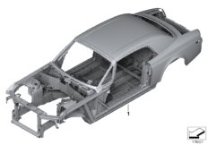 Каркас кузова для ROLLS-ROYCE RR3N Coupé N73 (схема запасных частей)