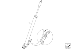 Направляющая труба для MOTO K72 F 800 GS 08 (0219,0229) 0 (схема запасных частей)