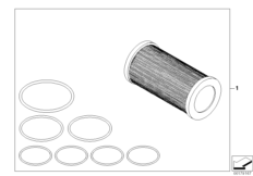 Масляный фильтр для BMW K16 G 450 X (0145) 0 (схема запасных частей)