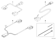 Различные микровыключатели для BMW E36 323i M52 (схема запасных частей)