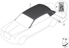 Верх Everflex для BMW RR1 Phantom EWB N73 (схема запасных частей)