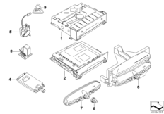 Детали CCC для MINI R56N Cooper N16 (схема запасных частей)