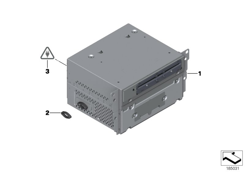 Car Infotainment Computer для BMW RR2N Drophead N73 (схема запчастей)