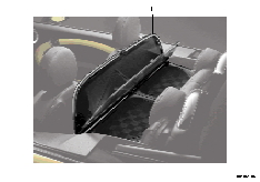 Ветрозащитный козырек для MINI R57 Cooper S N14 (схема запасных частей)