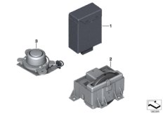 Орган управления кондиционером Зд для ROLLS-ROYCE RR1 Phantom N73 (схема запасных частей)