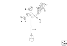 Жгут проводов комбинации приборов для BMW K14 F 650 CS 02 (0174,0184) 0 (схема запасных частей)