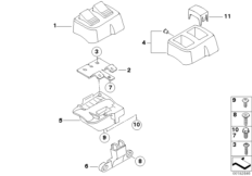 Корпус переключателя спецавтомобиля для MOTO K26 R 1200 RT 05 (0368,0388) 0 (схема запасных частей)