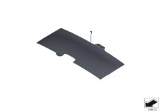Обивка потолка, перф. кожа для ROLLS-ROYCE RR1 Phantom EWB N73 (схема запасных частей)
