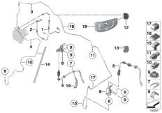 Трубопровод тормозного привода Пд для BMW E84 X1 18d N47 (схема запасных частей)