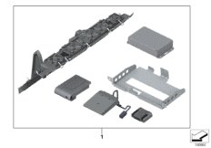 Дооснащение, интеграция iPod для BMW RR3 Coupé N73 (схема запасных частей)