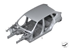 Каркас кузова для BMW E84 X1 18dX N47N (схема запасных частей)