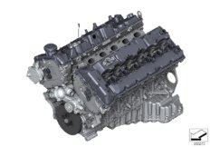 Двигатель для BMW G12N M760LiX N74L (схема запасных частей)