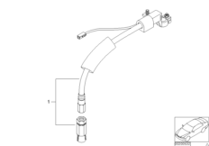 Ремонтный комплект размыкателя массы для BMW E46 318i N42 (схема запасных частей)