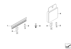 Различные гребешковые соединители для MINI R50 One D W17 (схема запасных частей)