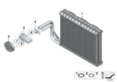 Испаритель/ предохранительный клапан для BMW RR4 Ghost N74R (схема запасных частей)