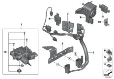 SCR насос/фильтр/доп.элем. для BMW E70N X5 30dX N57 (схема запасных частей)