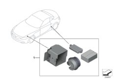 Комплект дооснащ.сист.охран.сигнализации для BMW E89 Z4 30i N52N (схема запасных частей)