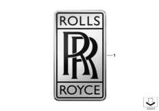 Эмблемы / надписи для ROLLS-ROYCE RR4 Ghost N74R (схема запасных частей)
