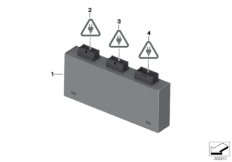 ЭБУ/модули для ROLLS-ROYCE RR4 Ghost EWB N74R (схема запасных частей)
