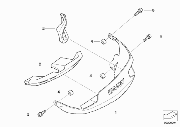 Защитный кожух головки блока цил., алюм. для BMW K255 R 1200 GS Adve. 10 (0470,0480) 0 (схема запчастей)