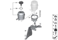 Масляный резервуар/детали для BMW E93N 325d N57 (схема запасных частей)