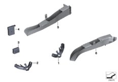 Кожухи жг.проводов/кабельн.коробки для BMW RR6 Dawn N74R (схема запасных частей)