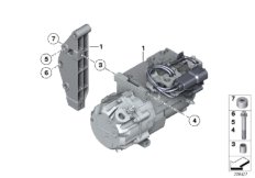 Компрессор для BMW E72 Hybrid X6 N63 (схема запасных частей)