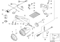фары противотуманные для BMW R21 R 1150 GS 00 (0415,0495) 0 (схема запасных частей)